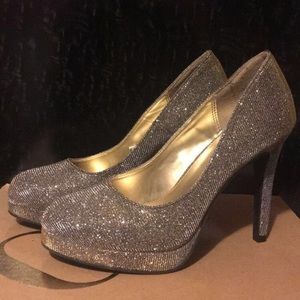 Silver Fioni Night Heels